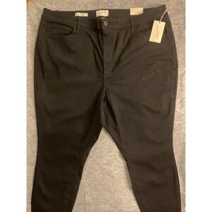 NWT Universal Thread High-Rise Skinny Jeans Black Denim Pants Size 20W